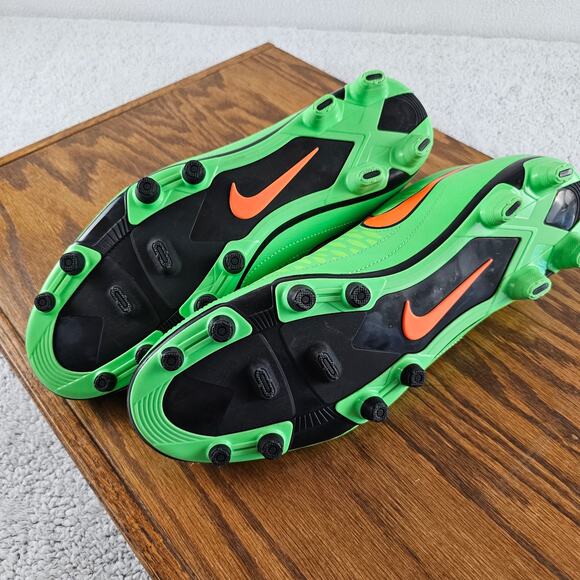 Nike Magista Soccer Cleats Mens 13 Bright Green Orange Swoosh 651343-380 - Picture 5 of 8